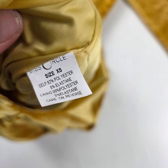 Miss Circle Infinite Love Deep V Velvet Dress Womens‎ Size XS - Picture 13 of 14